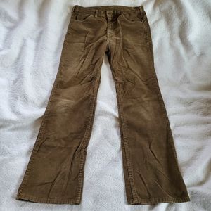 JC Penney Plain Pockets Vtg Boot Cut Corduroys, 35x32